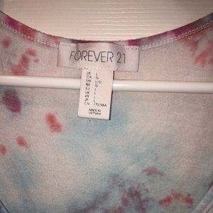 Forever 21 Tie dye crop top